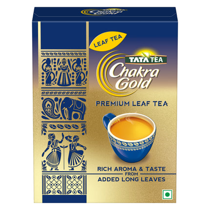 Tata Tea Chakra Gold Premium Leaf Tea | Assam Long Leaf Tea | 500g