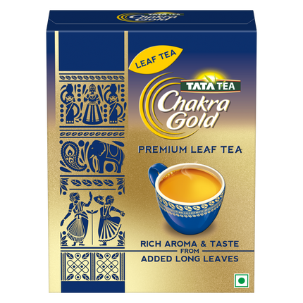 Tata Tea Chakra Gold Premium Leaf Tea | Assam Long Leaf Tea | 500g