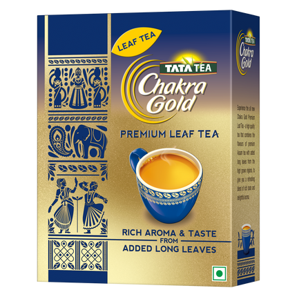 Tata Tea Chakra Gold Premium Leaf Tea | Assam Long Leaf Tea | 500g