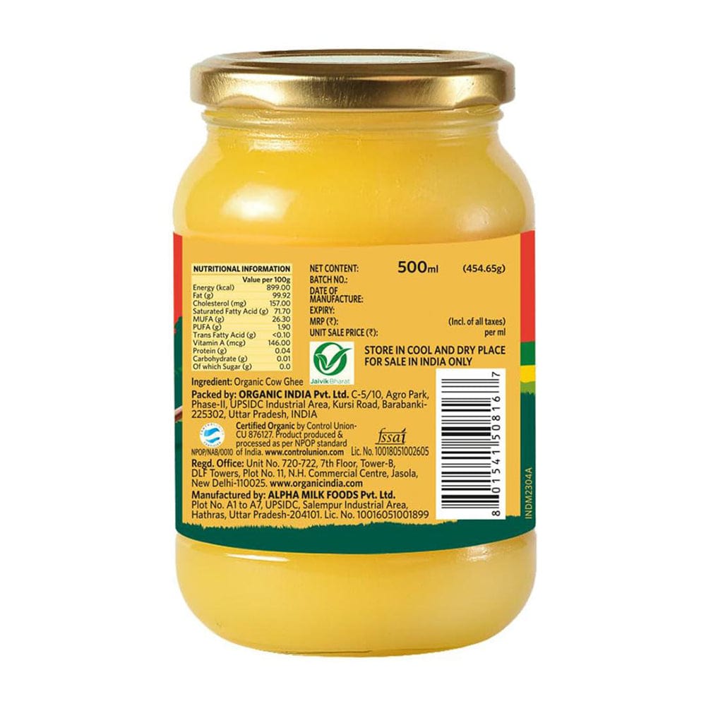 Cow’s Ghee I Organic, Pure & Nourishing