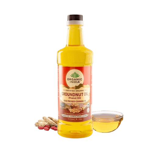 Groundnut Oil I Organic, Cold-Pressed (Kachi Ghani) Cooking Oil I Rich in MUFA & PUFA