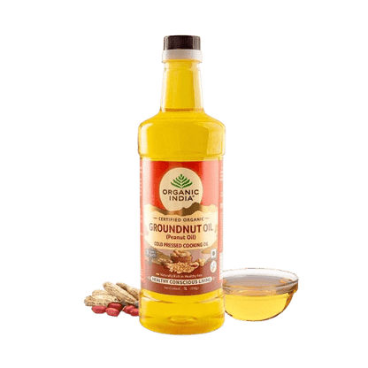 Groundnut Oil I Organic, Cold-Pressed (Kachi Ghani) Cooking Oil I Rich in MUFA & PUFA