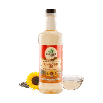 Sunflower Oil I Cold pressed (Kachi Ghani) Cooking Oil I 100% Natural, Certified Organic