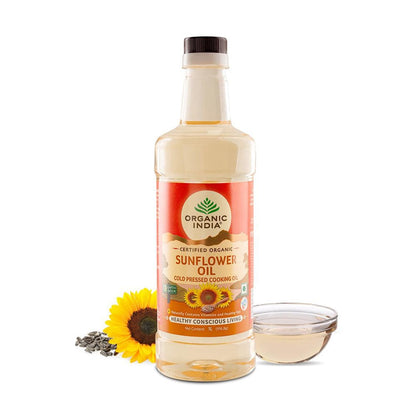 Sunflower Oil I Cold pressed (Kachi Ghani) Cooking Oil I 100% Natural, Certified Organic