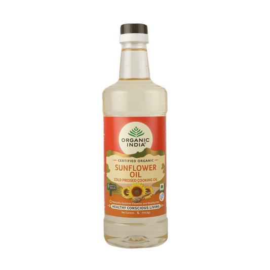 Sunflower Oil I Cold pressed (Kachi Ghani) Cooking Oil I 100% Natural, Certified Organic